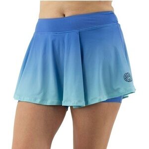 Bidi Badu Colortwist Printed Wavy Lightweight Skort Blue Hombre Size XL